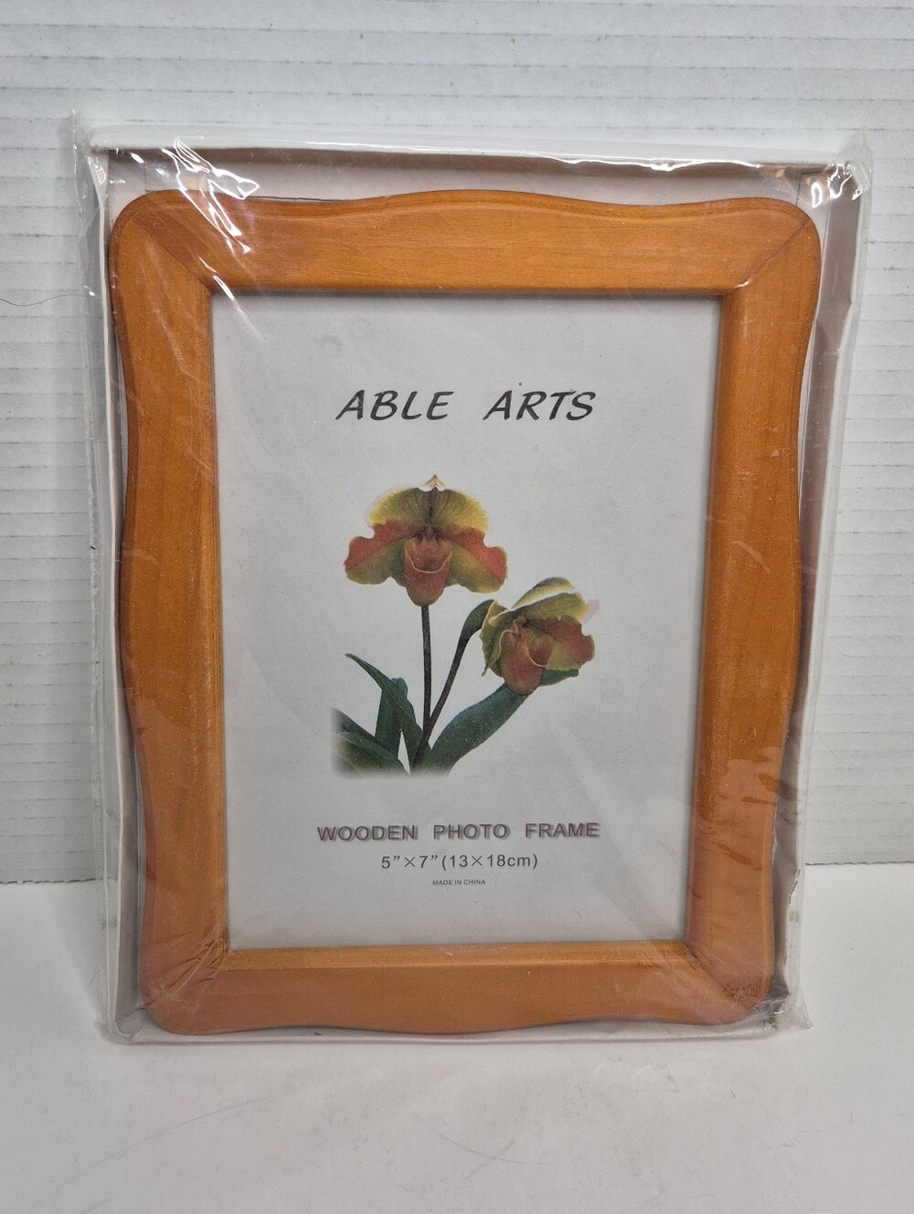 Wooden Photo Frame New Old Stock Sealed 5x7